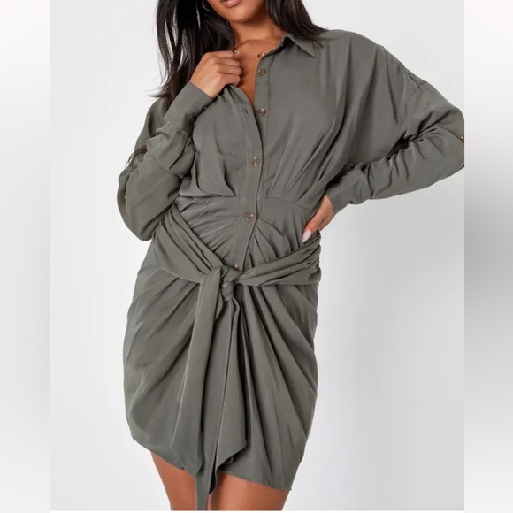 Lulus Button-Up Dress - Picture 4 of 8